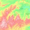 Mapa topográfico Panelas, altitude, relevo