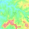 Mapa topográfico Guardinha, altitude, relevo