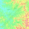 Mapa topográfico Lima Campos, altitude, relevo
