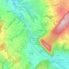 Mapa topográfico La Balme-de-Sillingy, altitude, relevo