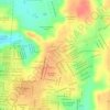 Mapa topográfico Verde Lar, altitude, relevo