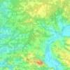 Mapa topográfico 40230, altitude, relevo