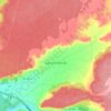 Mapa topográfico Camporredondo, altitude, relevo