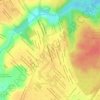 Mapa topográfico Rangel, altitude, relevo
