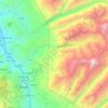 Mapa topográfico Tarica, altitude, relevo