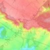 Mapa topográfico Feucherolles, altitude, relevo