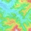 Mapa topográfico Fresse-sur-Moselle, altitude, relevo
