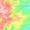 Mapa topográfico Huggate, altitude, relevo