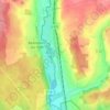 Mapa topográfico Éragny-sur-Epte, altitude, relevo