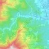 Mapa topográfico Taglio-Isolaccio, altitude, relevo