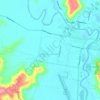 Mapa topográfico South Lismore, altitude, relevo