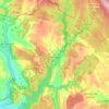 Mapa topográfico Ablanque, altitude, relevo