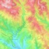 Mapa topográfico Cardaillac, altitude, relevo
