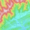 Mapa topográfico Follina, altitude, relevo