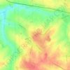 Mapa topográfico Ligny-en-Cambrésis, altitude, relevo