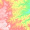 Mapa topográfico Miravânia, altitude, relevo