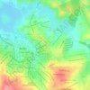Mapa topográfico Rola Moça, altitude, relevo