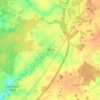 Mapa topográfico Vernoy, altitude, relevo