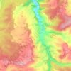 Mapa topográfico Esnouveaux, altitude, relevo