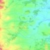 Mapa topográfico Montgradail, altitude, relevo