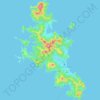 Mapa topográfico Great Barrier Island / Aotea, altitude, relevo