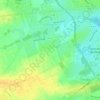 Mapa topográfico La Rivière-de-Corps, altitude, relevo