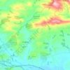 Mapa topográfico Shobrooke, altitude, relevo