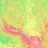 Mapa topográfico Novo Progresso, altitude, relevo
