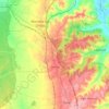 Mapa topográfico Carriço, altitude, relevo