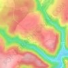 Mapa topográfico Dannelbourg, altitude, relevo