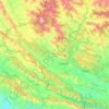 Mapa topográfico Nowshehra Tehsil, altitude, relevo