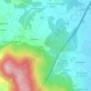 Mapa topográfico Oín, altitude, relevo