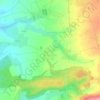 Mapa topográfico Sanry-lès-Vigy, altitude, relevo