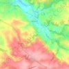 Mapa topográfico Le Juch, altitude, relevo