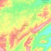 Mapa topográfico Venha-Ver, altitude, relevo