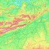 Mapa topográfico Soletta, altitude, relevo