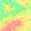 Mapa topográfico 36150, altitude, relevo