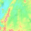 Mapa topográfico Frei Martinho, altitude, relevo
