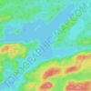 Mapa topográfico Baie McKenzie, altitude, relevo