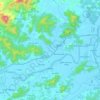 Mapa topográfico Ilhota, altitude, relevo
