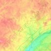 Mapa topográfico 45130, altitude, relevo