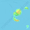 Mapa topográfico Big Tancook Island, altitude, relevo