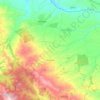 Mapa topográfico Maschito, altitude, relevo