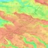 Mapa topográfico Communauté d'agglomération de Saint-Quentin-en-Yvelines, altitude, relevo