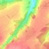 Mapa topográfico Frucourt, altitude, relevo