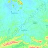 Mapa topográfico Nova Olinda, altitude, relevo