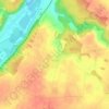 Mapa topográfico Soulaires, altitude, relevo