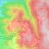 Mapa topográfico Jax, altitude, relevo