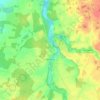 Mapa topográfico Montbouy, altitude, relevo