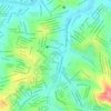 Mapa topográfico Conjunto Celso Machado, altitude, relevo